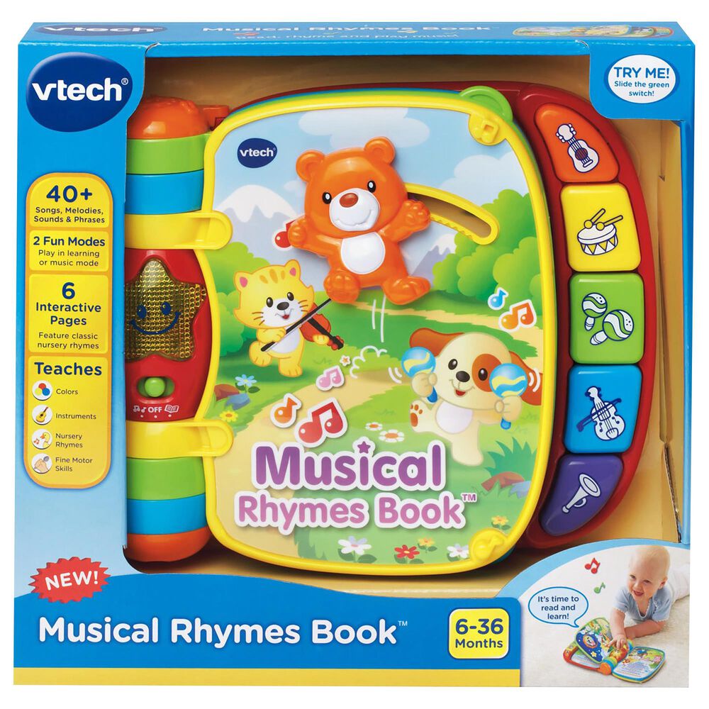 Vtech Toys Musical Rhymes Book, , large