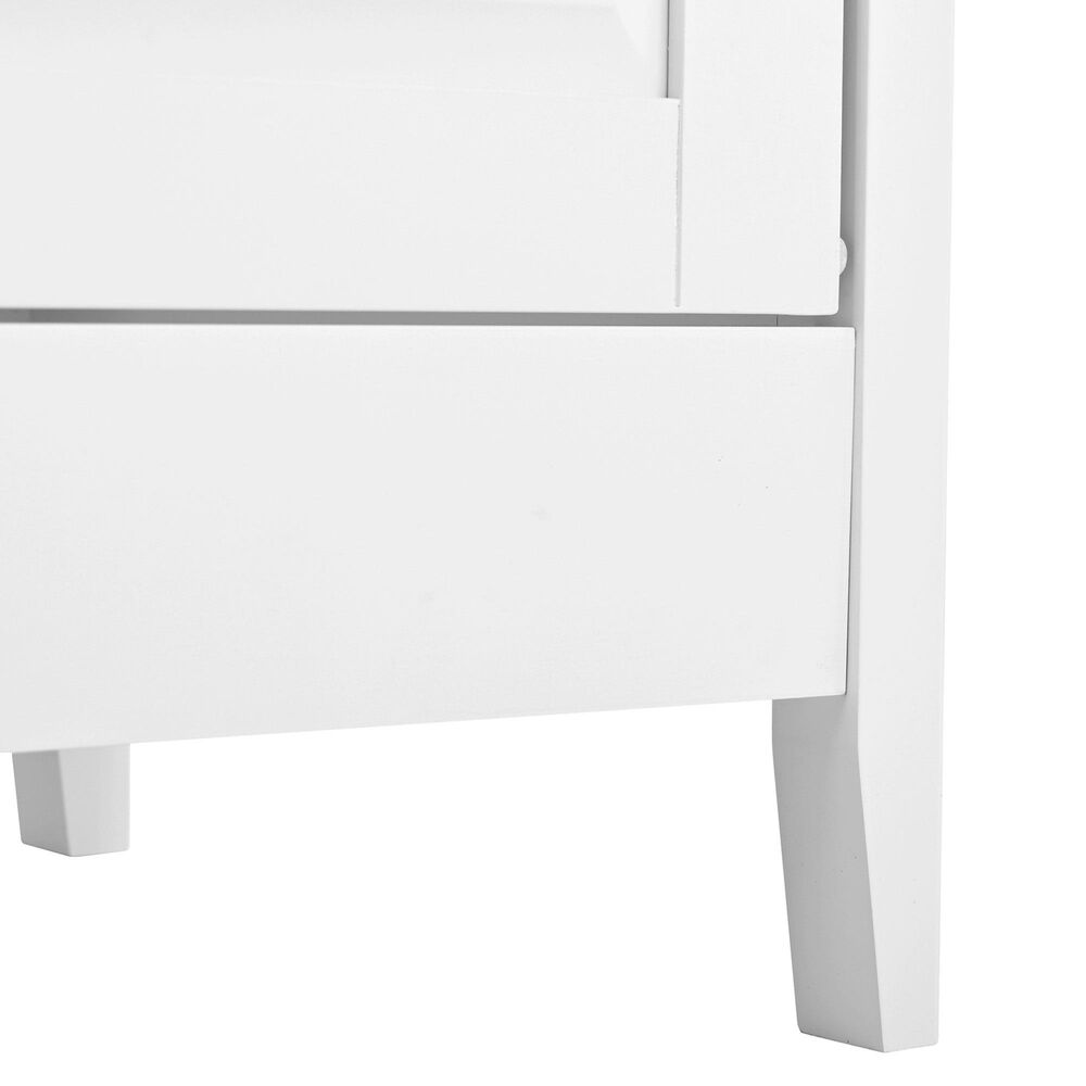 Hearth and Haven 6-Drawer Dresser in White, , large