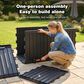 HOMLUX 180 Gal. Outdoor Storage Deck Box with Lockable Lid in Black, , large