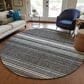 Dalyn Rug Company Portico PO2 Chocolate 8" Round Area Rug, , large