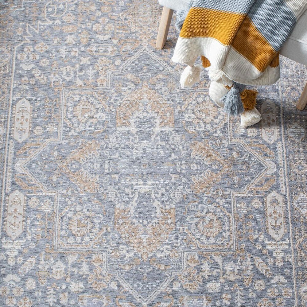 Safavieh Webster WBS320G 9&#39; x 12&#39; Grey and Beige Area Rug, , large