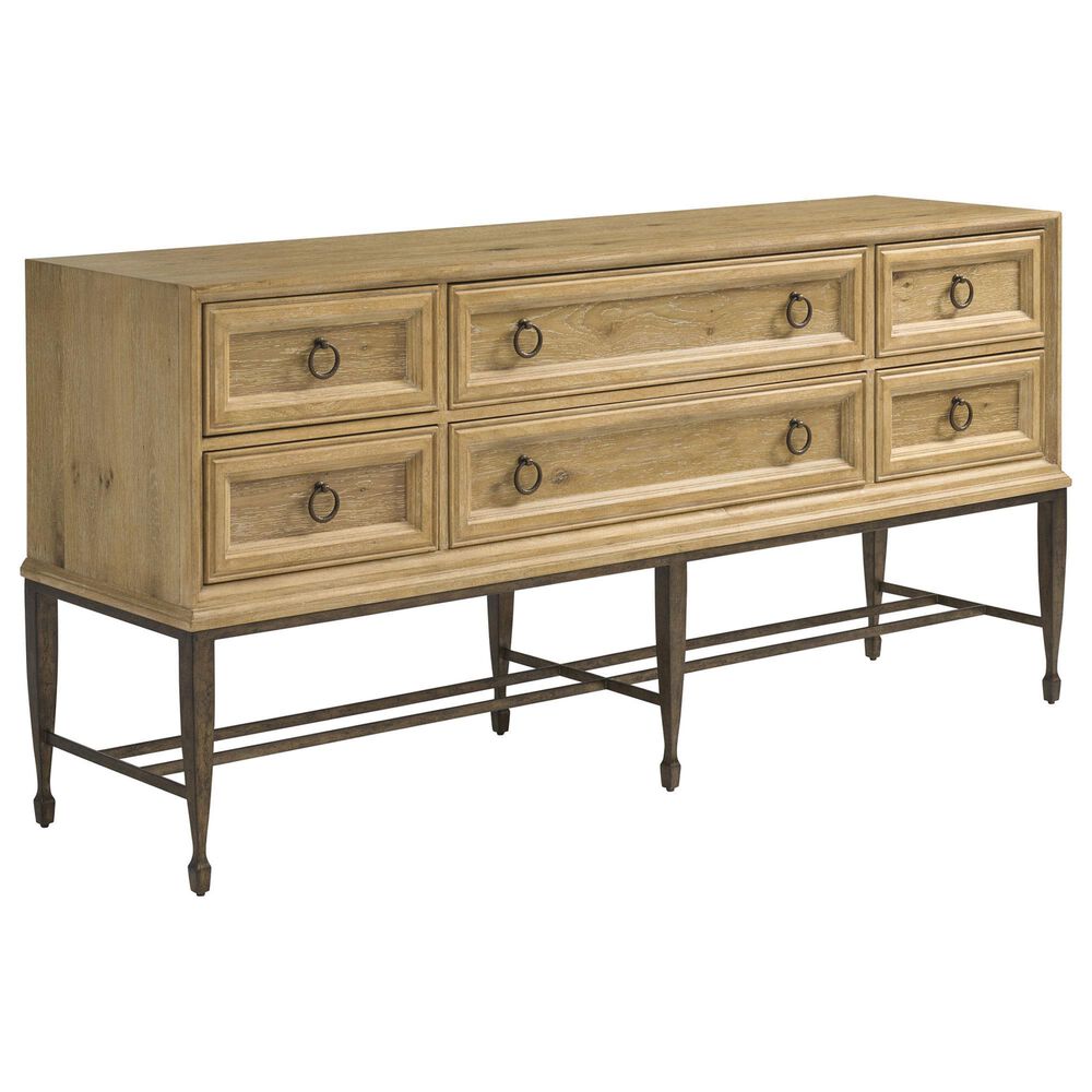 Lexington Home Brands Montecito Birnam Sideboard in Chaparral and Bronze, , large