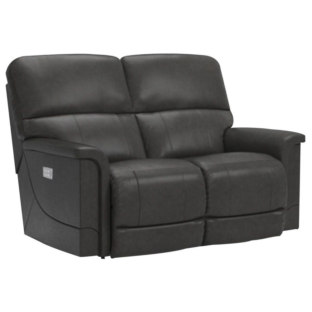 La-Z-Boy Oscar Power Reclining Loveseat with Headrest in Gray, , large