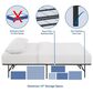 Modway Horizon Platform Queen Bed Frame in Brown, , large