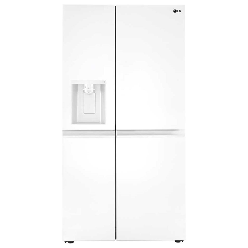 LG 27.2 Cu. Ft. Side-by-Side Refrigerator with Smooth Touch Ice Dispenser in Smooth White, , large