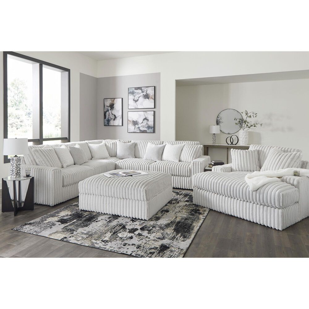 Ashley Stupendous Oversized Chaise in Alloy, , large
