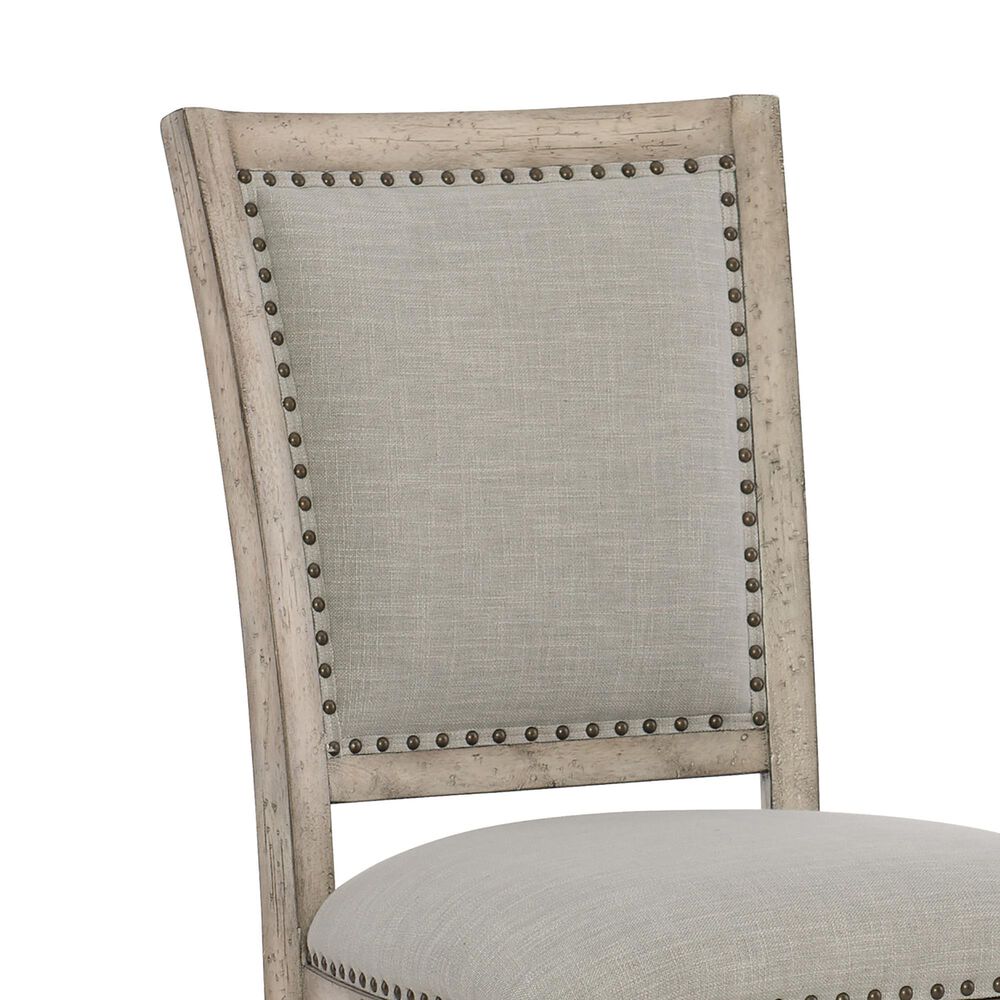 Hooker Furniture Boheme Vitton Upholstered Side Chair with Grey Cushion in Mercantile White &#40;Set of 2&#41;, , large