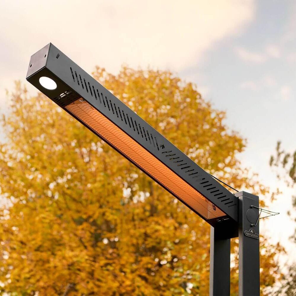 Napoleon Phantom Freestand Outdoor Electric Infrared Heater in Matte Black, , large