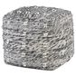 Uttermost Narol Pouf in Charcoal and White, , large