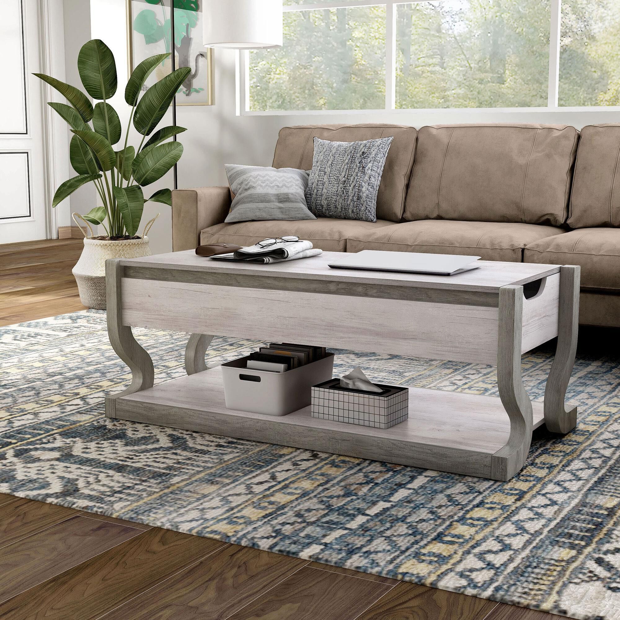 Coastal lift deals top coffee table