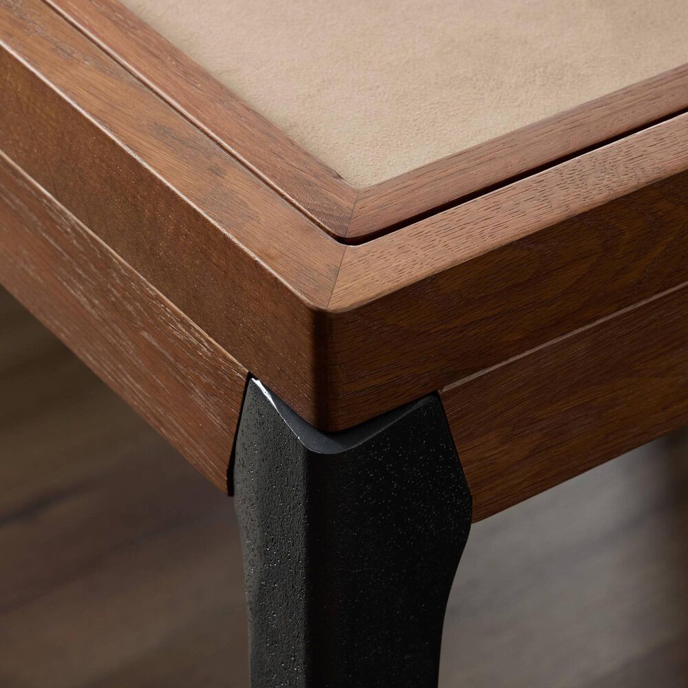 Four Hands District Eight Mahjong Table in Beige Felt, , large