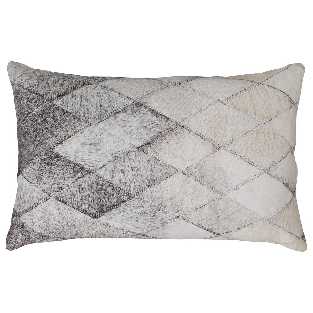 Ashley Pacrich 14" x 22" Lumbar Pillow in Gray and Brown, , large