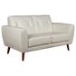 Mayberry Hill Sonata Stationary Loveseat in Ling Dian White, , large