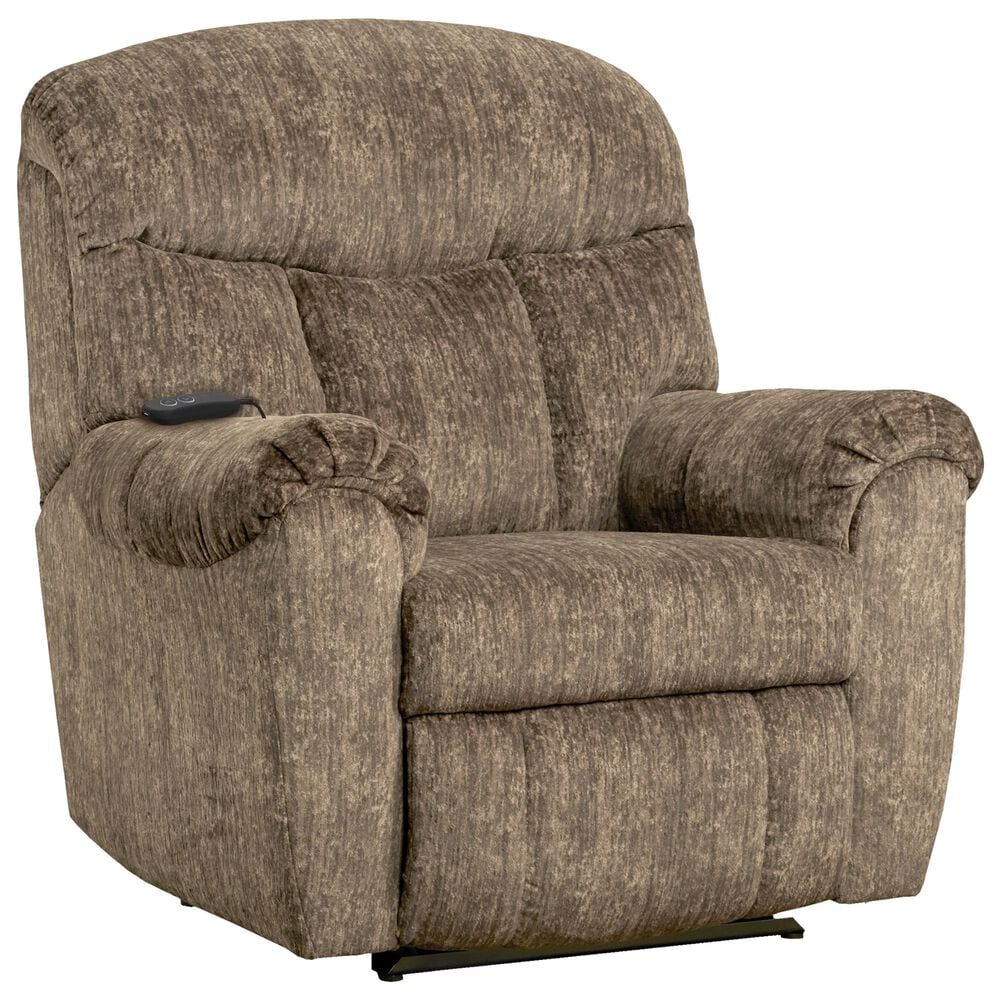 HomeStretch Titan King Comfort Big Man Power Recliner in Taupe, , large