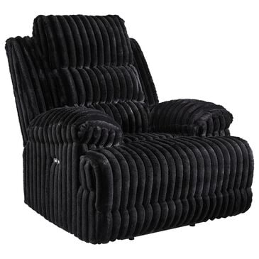 Ashley Rhines Falls Zero Wall Power Recliner in Onyx, , large