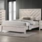 Crown Mark Valor King Panel Bed in Light Gray, , large