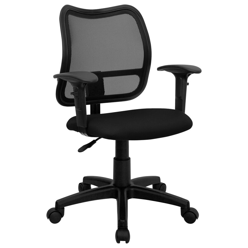 Flash Furniture Swivel Task Chair in Black, , large