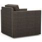Lexington Furniture Hinsdale Swivel Chair in Brown Houndstooth, , large