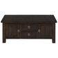 at HOME Kona Grove Box Storage Cocktail Table in Chocolate, , large
