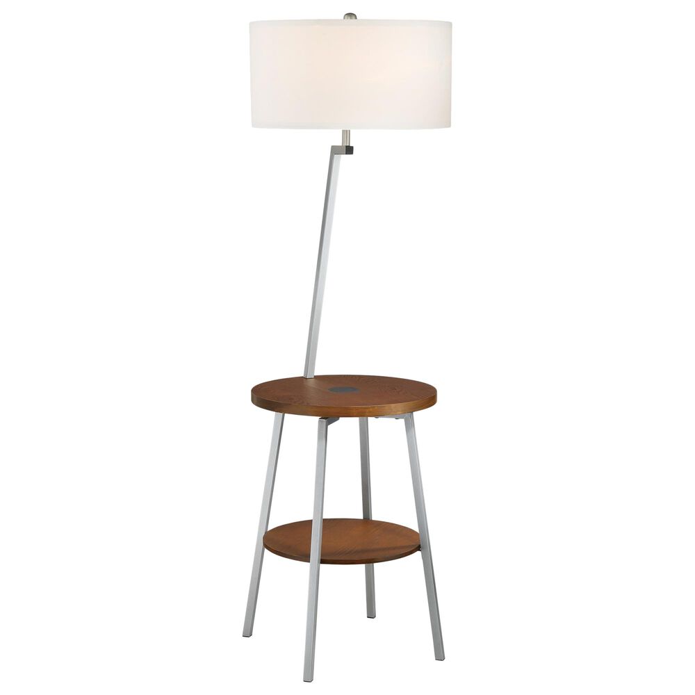 Lite Source Lemington Floor Lamp in Silver, , large