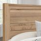 Viceray Collections Cool Rustic 4-Piece King Plank Bedroom Set with Storage in Clear Maple, , large