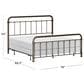 Richlands Furniture Kirkland King Slat Metal Bed in Dark Bronze, , large