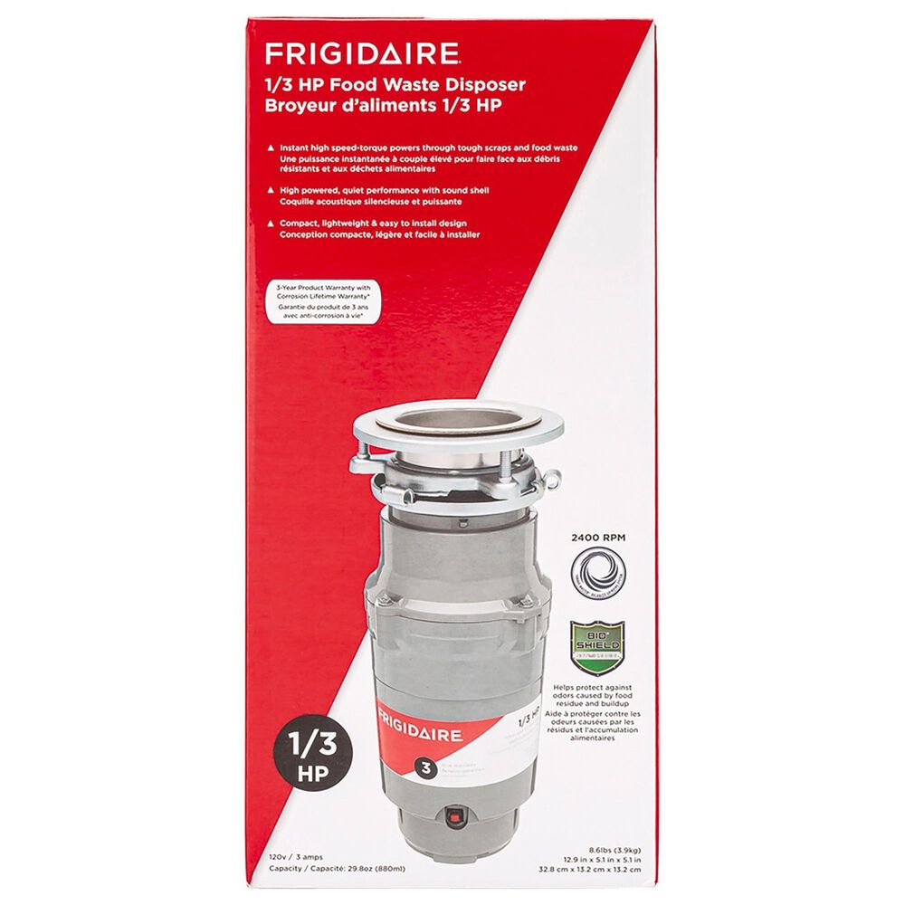 Frigidaire 1/3 HP Disposal with Direct Wire, , large