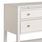 Furniture Worldwide Love Joy Bliss Chelsea Nightstand in Alabaster, , large