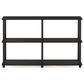 HOMLUX Turn-N-Tube 3-Tier Double Size Storage Display Rack in Espresso and Black, , large
