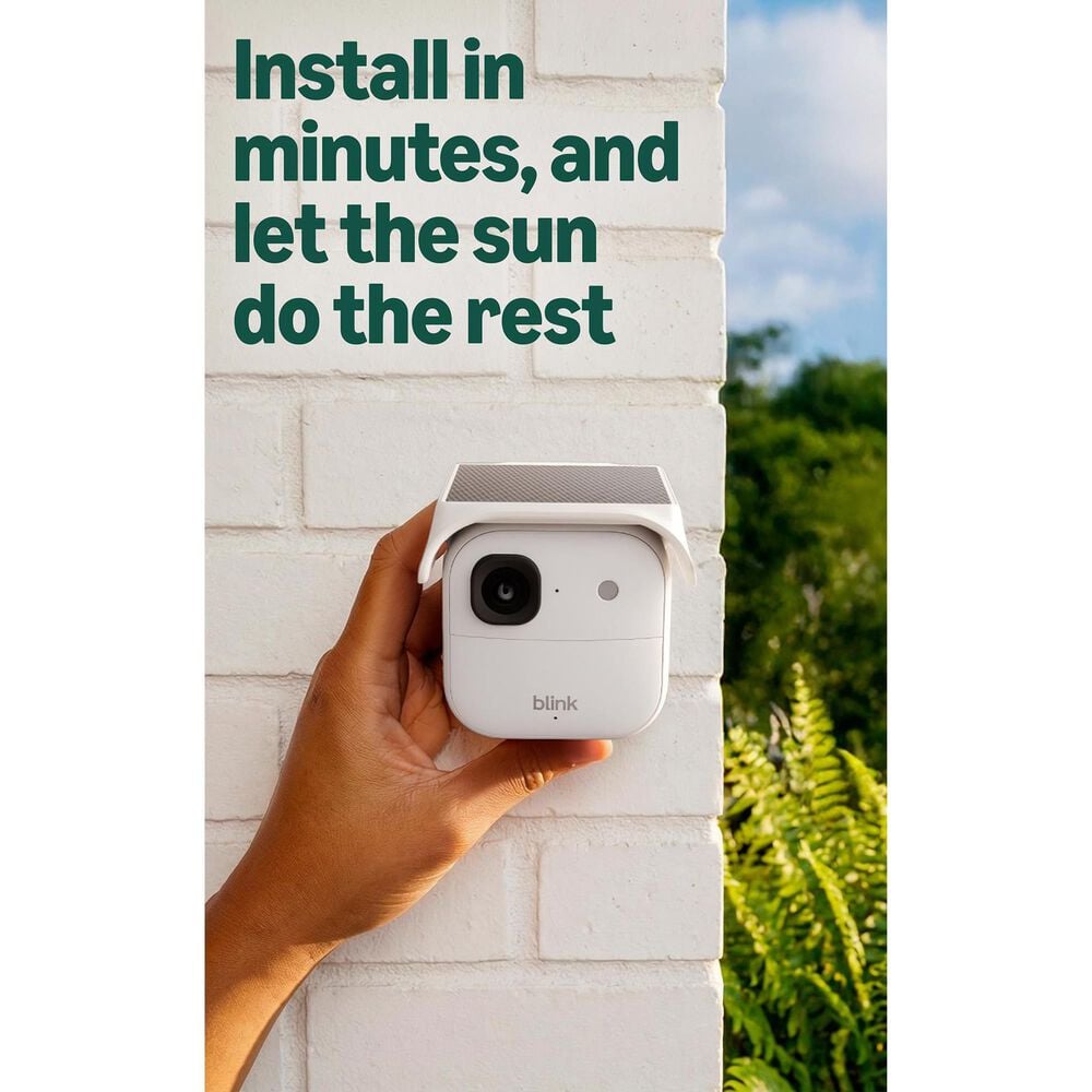 Blink Solaris 2K+ Solar-Powered Security Camera Add-On in White, , large