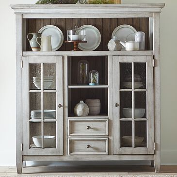 Belle Furnishings Heartland Display Cabinet in White, , large