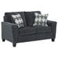 Ashley Abinger Stationary Sofa and Loveseat Set in Smoke, , large