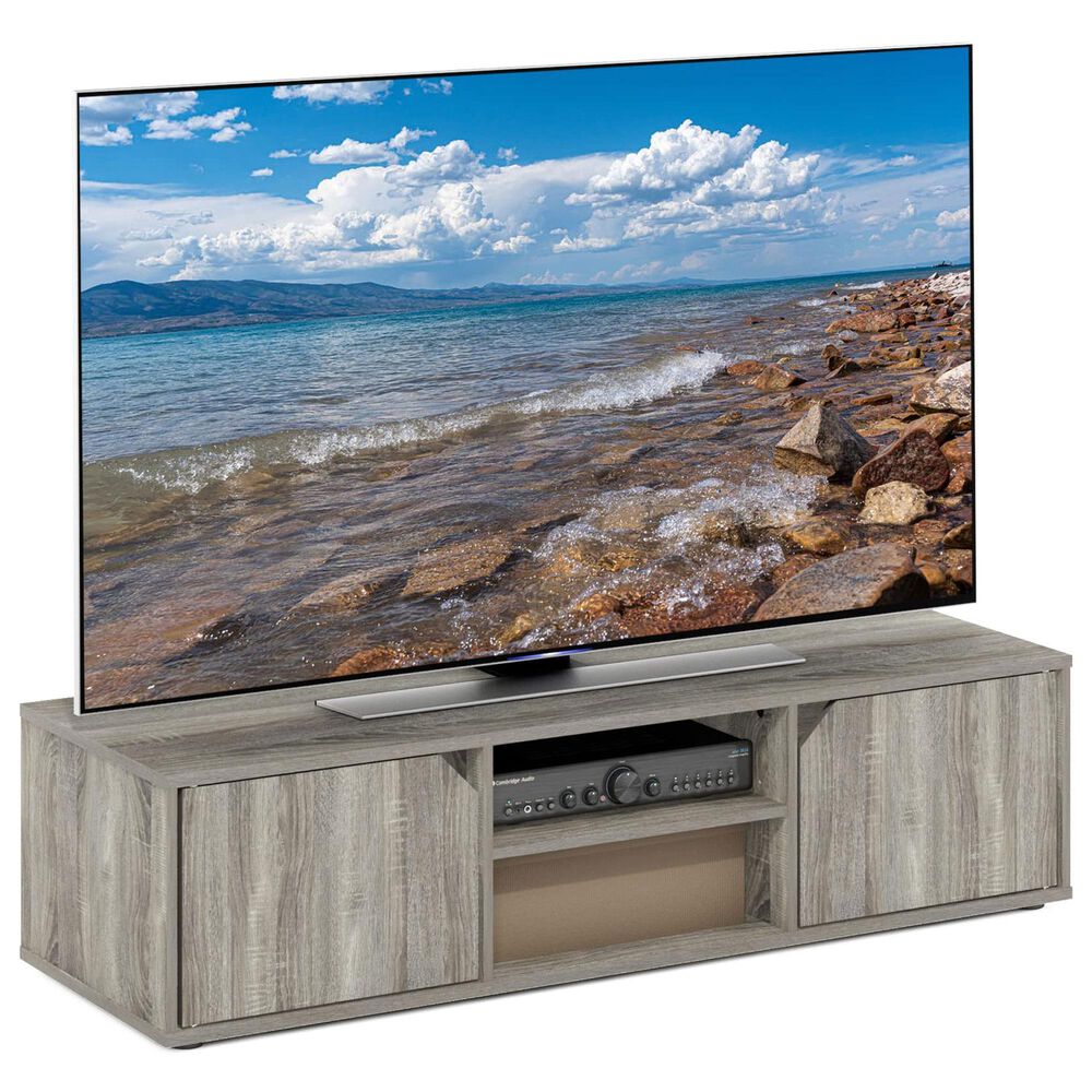 HOMLUX 47.2" TV Stand with 2-Door in French Oak, , large