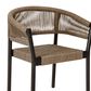 Blue River Doris Outdoor Dining Chair with Truffle Rope Seat in Dark Eucalyptus (Set of 2), , large