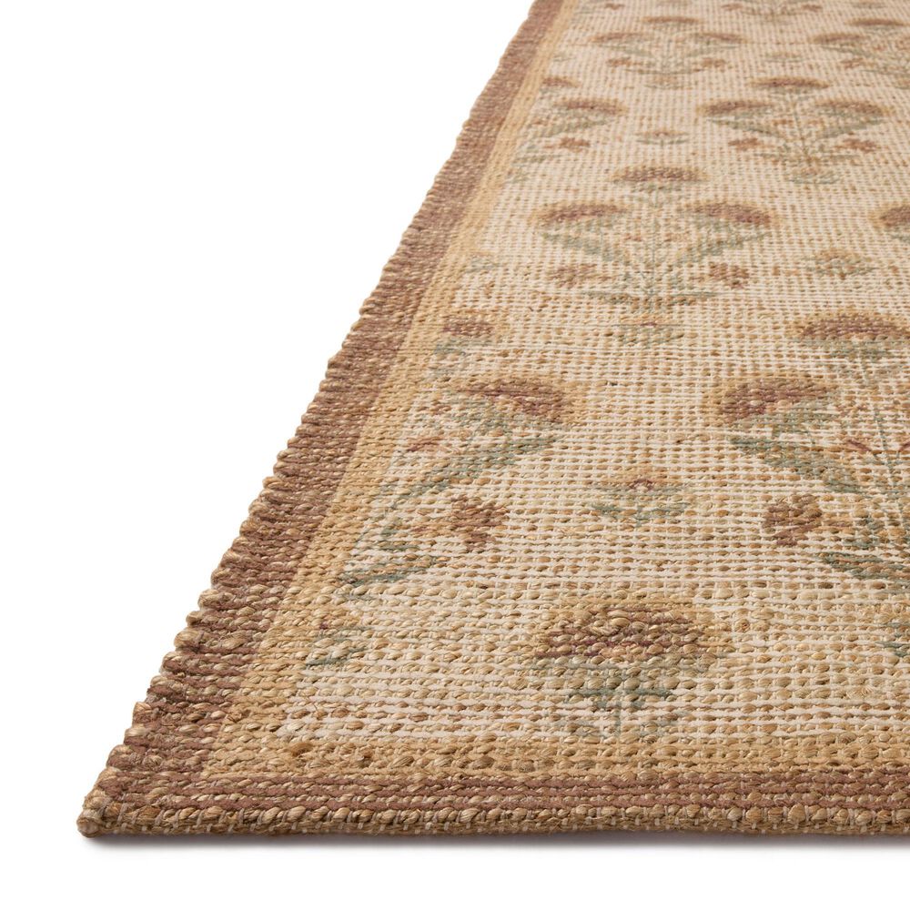 Chris Loves Julia x Loloi Rue Wheat and Sage 5' x 7'6" Area Rug, , large