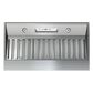 Zephyr 54" Stainless Steel Hood Liner for Tornado III Power Pack with Adjustable Depth, , large