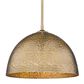 Golden Lighting Shepard 1-Light Large Pendant in Modern Brass, , large