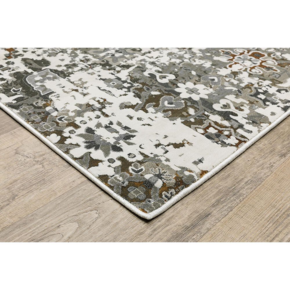 Oriental Weavers Gemini Mystical 2&#39;3&quot; x 7&#39;6&quot; Ivory Runner, , large