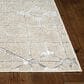Kas Oriental Rugs Luna Elements 6"7" x 9"6" Ivory and Silver Area Rug, , large