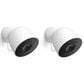 Google Nest 2-Pack Outdoor Smart Security Camera in Snow (2rd Gen), , large