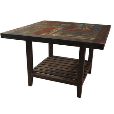 Santa Fe Rustic Rustic Counter Height Dining Table in Multi-Colored - Table Only, , large