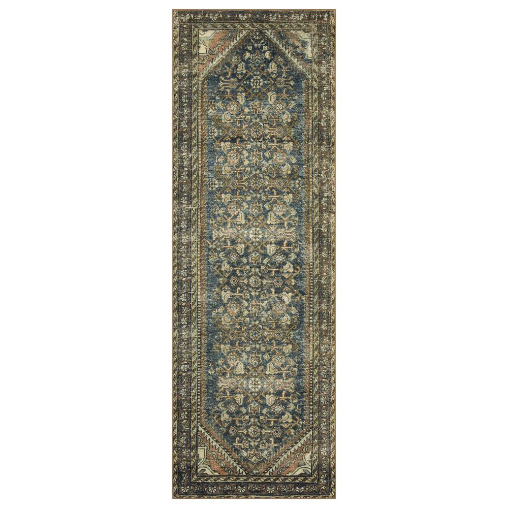 Magnolia Home Banks 2" x 5" Denim and Clay Runner, , large