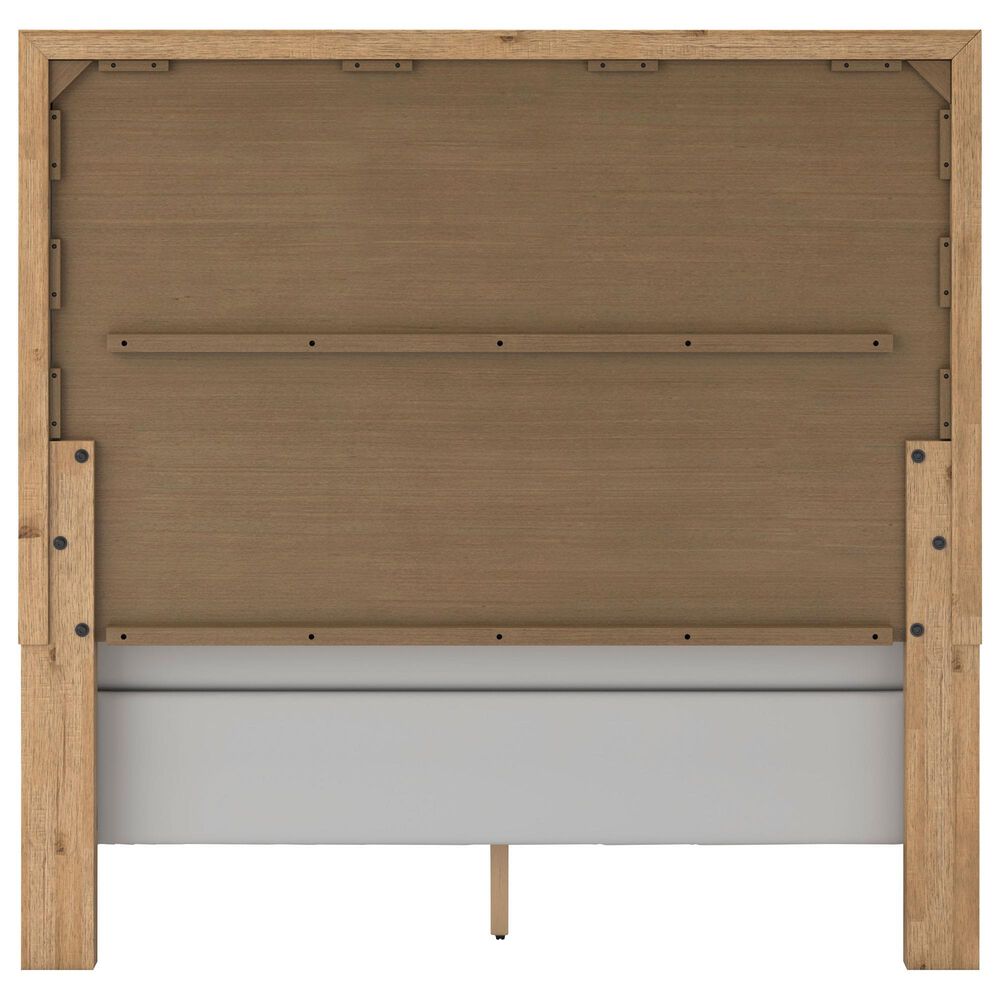 Ashley Galliden Queen Panel Bed in Light Brown, , large