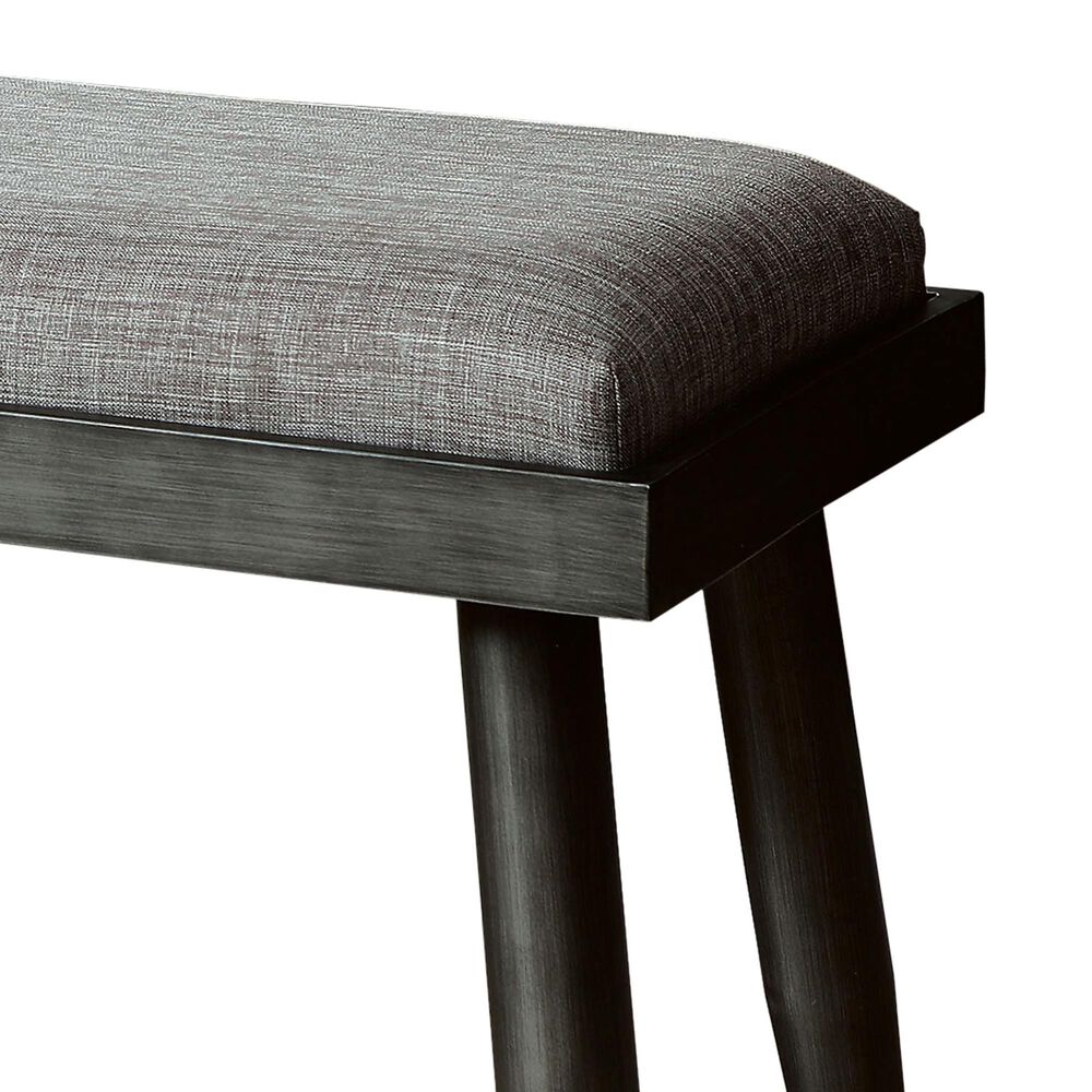 Furniture of America Merrill Dining Bench in Gray NFM