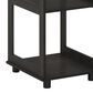 HOMLUX 2-Tier Tall End Table in Espresso, , large
