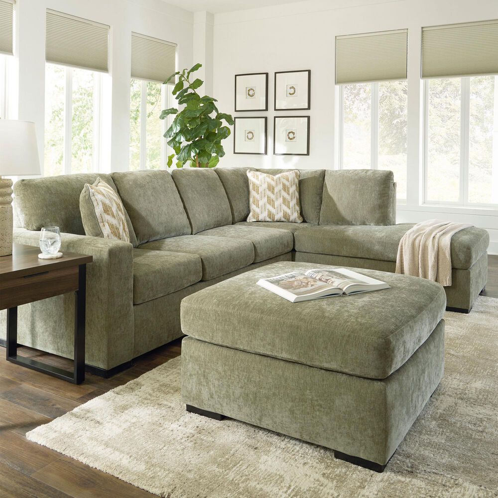 Ashley Bridgepoint 2-Piece Right Facing Sectional with Chaise in Moss, , large