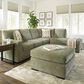 Ashley Bridgepoint 2-Piece Right Facing Sectional with Chaise in Moss, , large