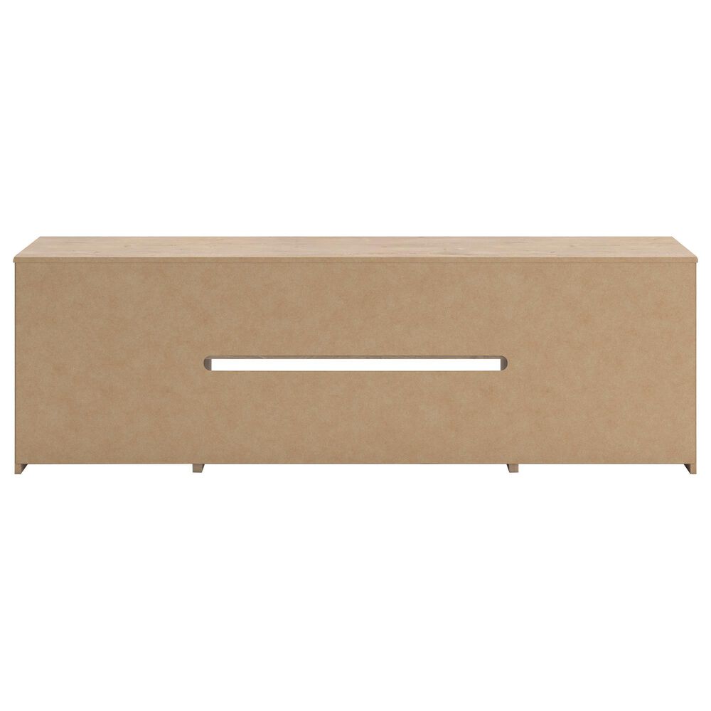 Ashley Cayboni 71&quot; Large TV Stand with Fireplace Option in Tan, , large
