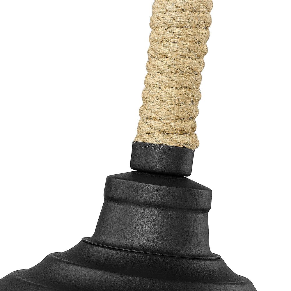 Golden Lighting Journey 1-Light Pendant in Natural Black, , large