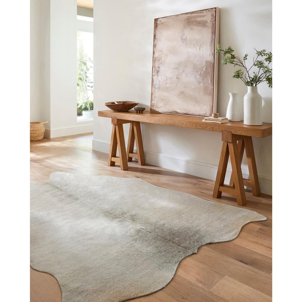 Loloi Grand Canyon 6&#39;2&quot; x 8&#39; Silver and Grey Area Rug, , large